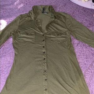 Olive green dress
